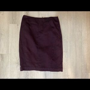 Dark purple Worthington pencil skirt size 4